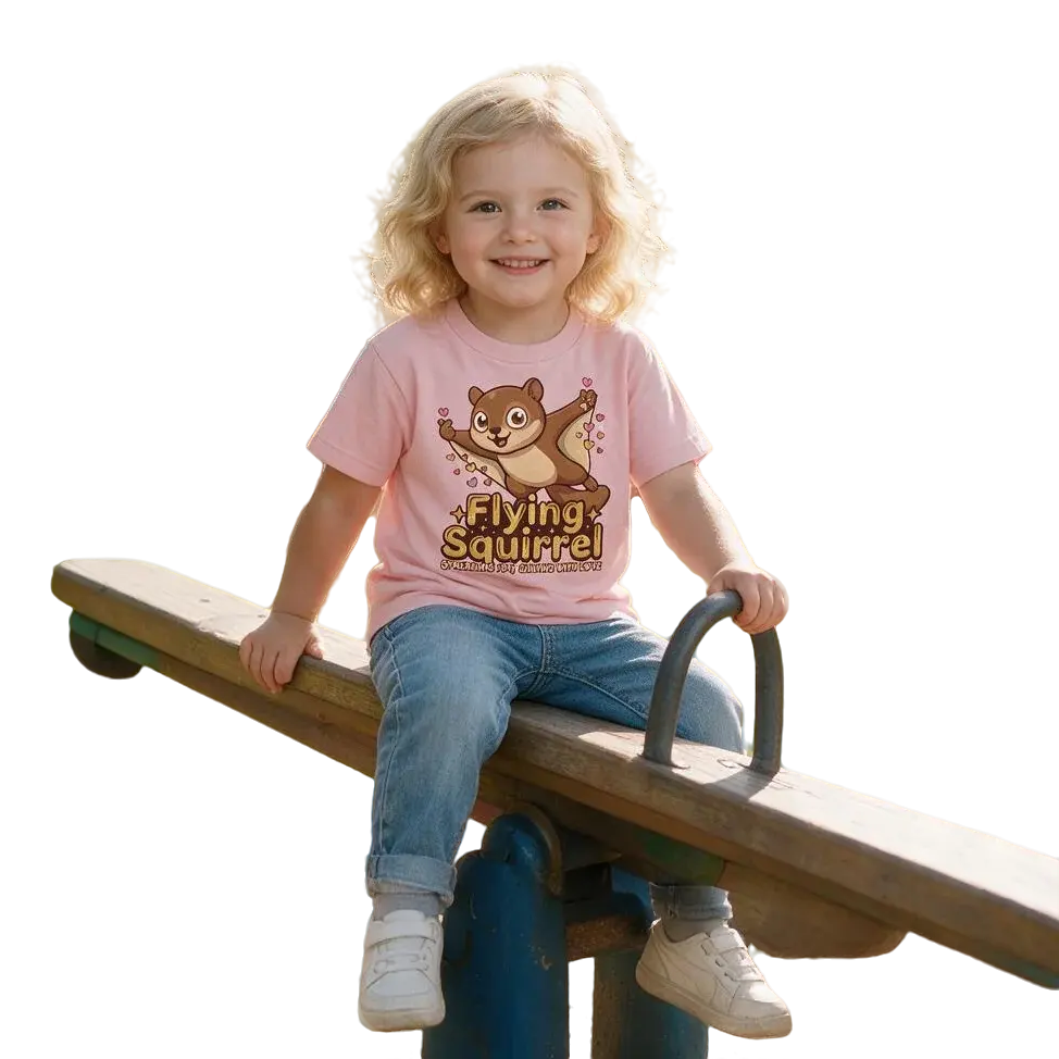 Heart in Pawz | Flying Squirrel Tee | Toddlers