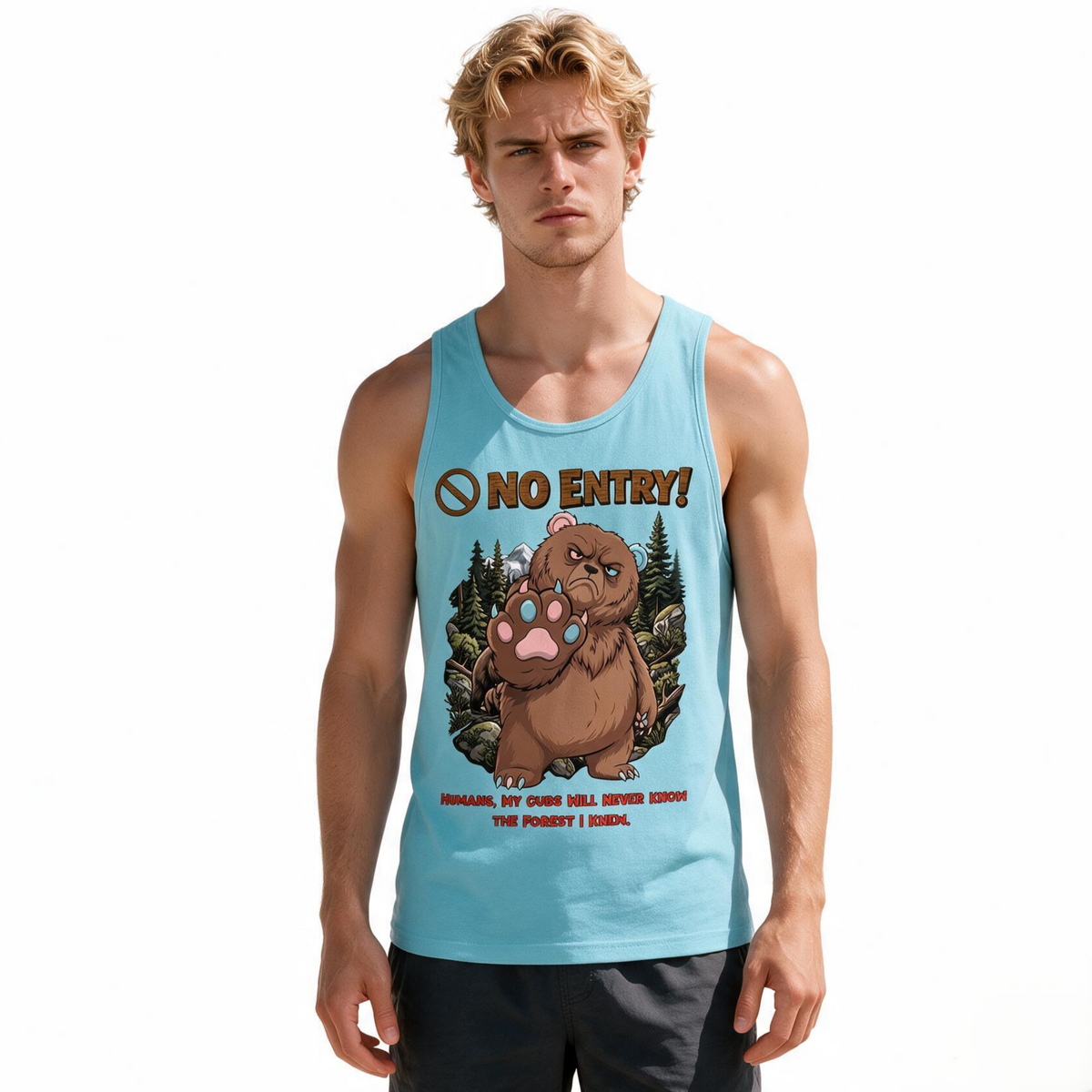 No Entry | Grizzly Tank Top | Men