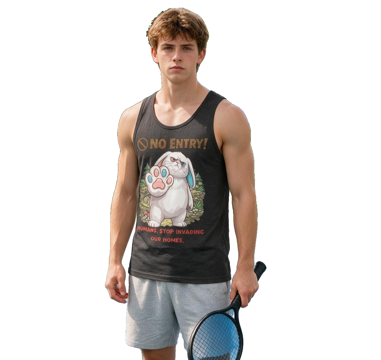 No Entry | Bunny Tank Top | Men