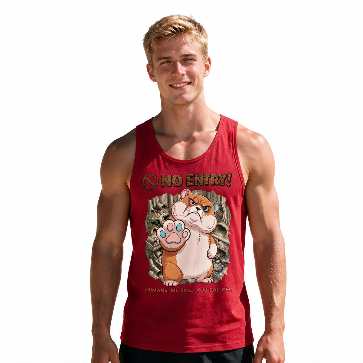 No Entry | Hamster Tank Top | Men