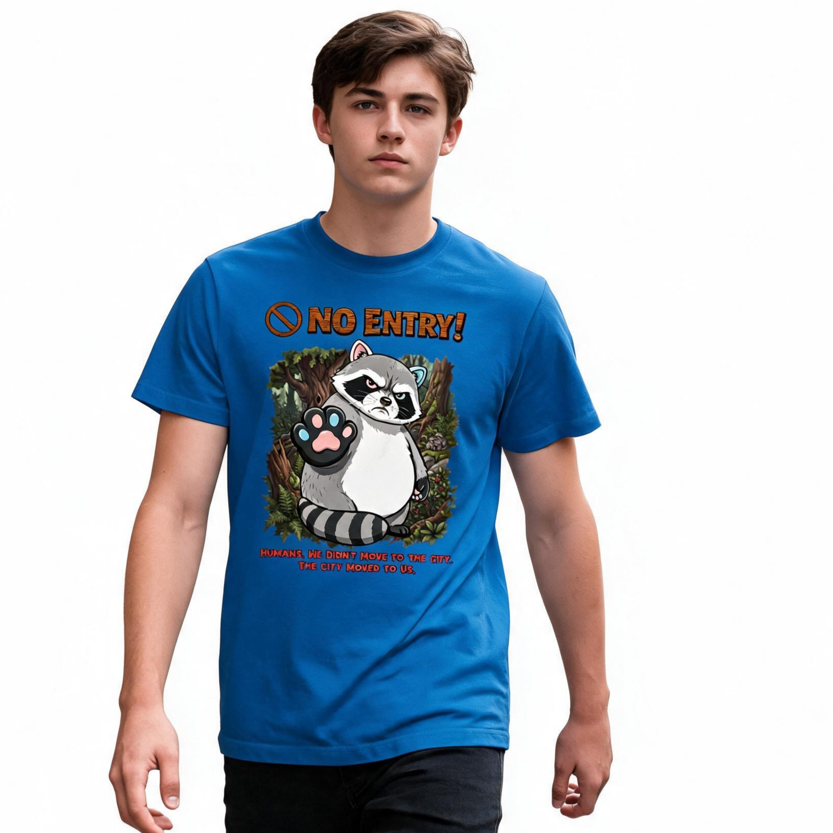 No Entry | Raccoon Tee | Youth