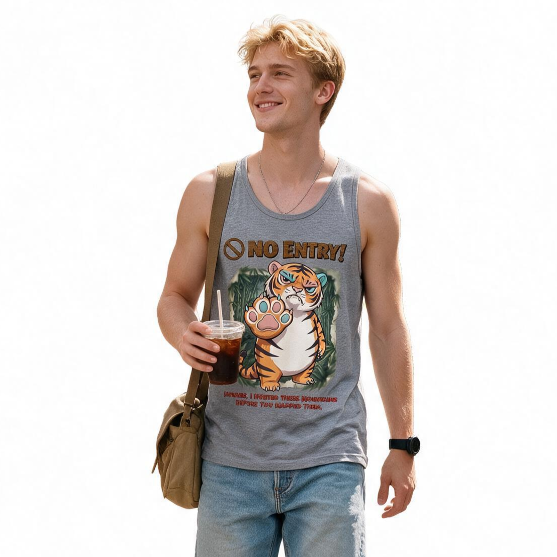 No Entry | Tiger Tank Top | Men
