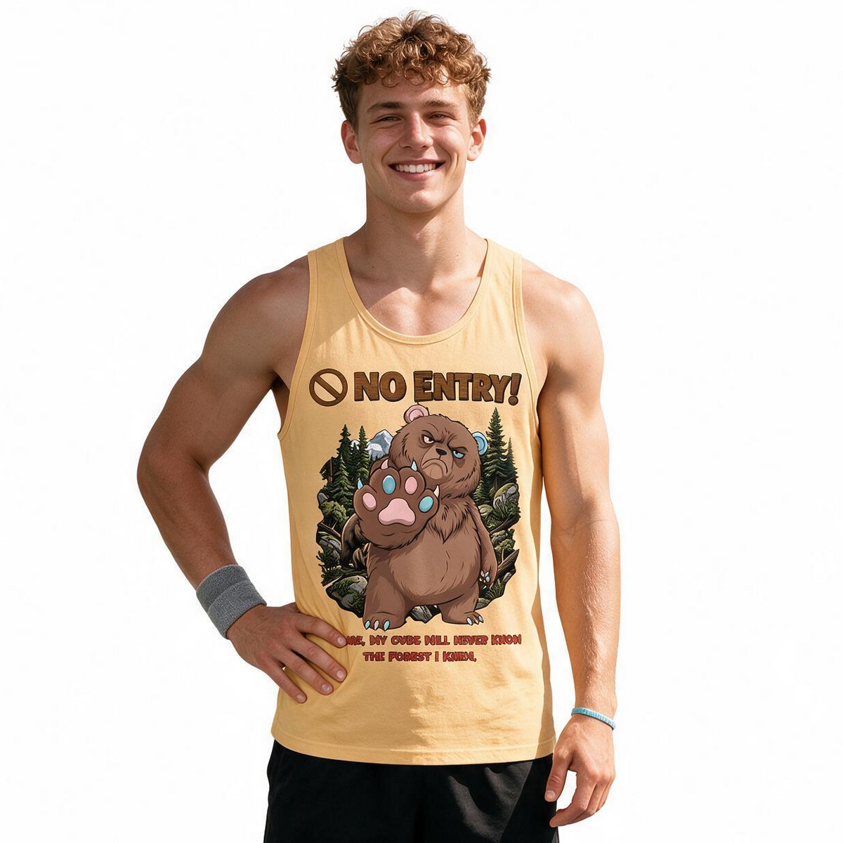 No Entry | Grizzly Tank Top | Men