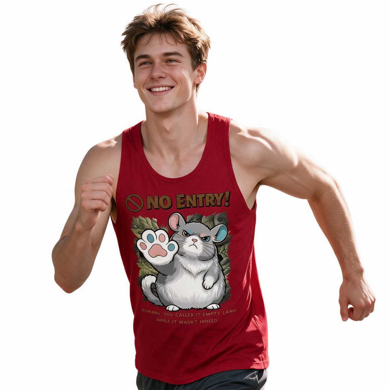 No Entry | Chinchilla Tank Top | Men