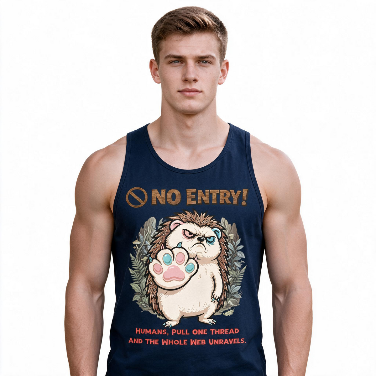 No Entry | Hedgehog Tank Top | Men