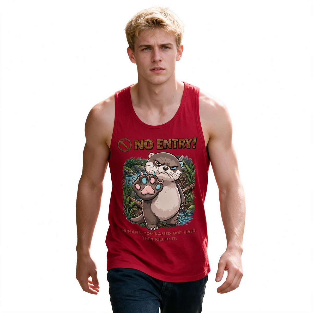 No Entry | Otter Tank Top | Men