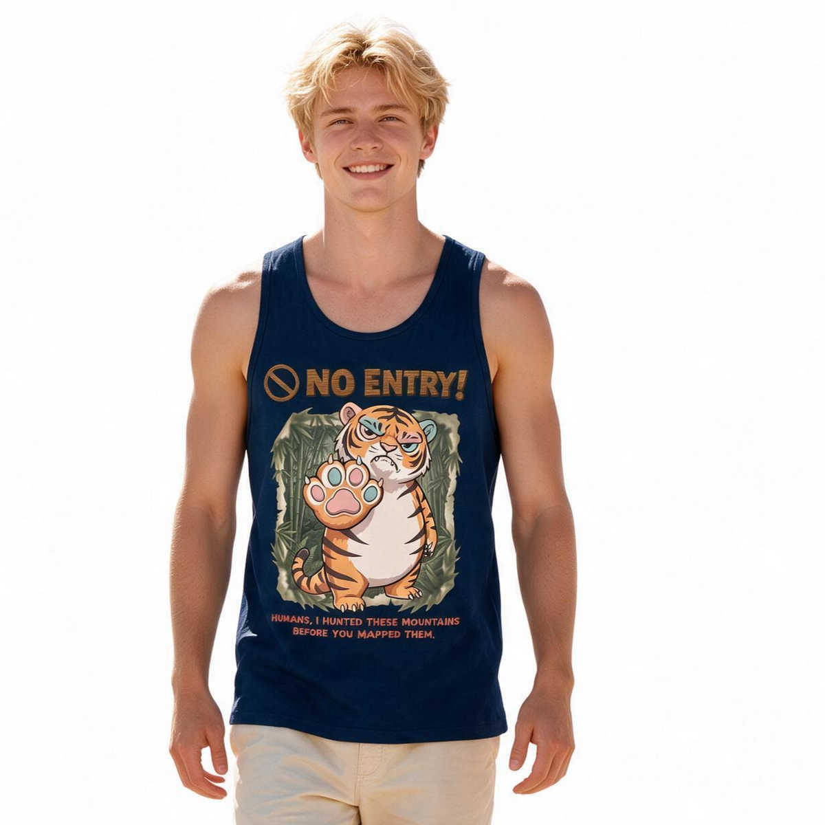 No Entry | Tiger Tank Top | Men