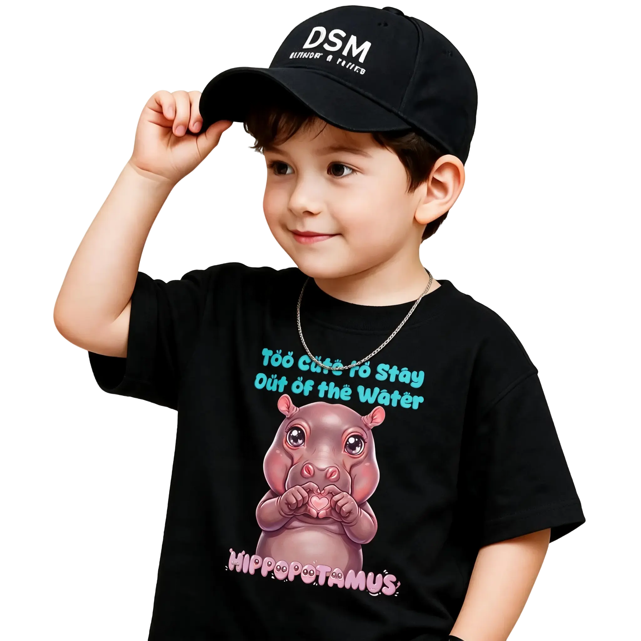 Heart in Pawz | Hippopotamus Tee | Toddlers