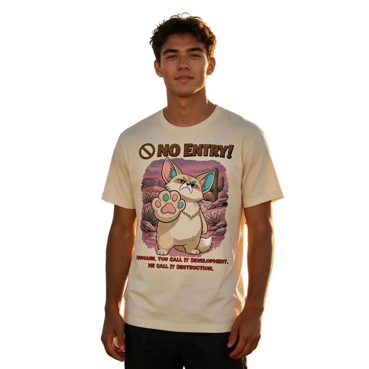 No Entry | Fennec Fox Tee | Unisex