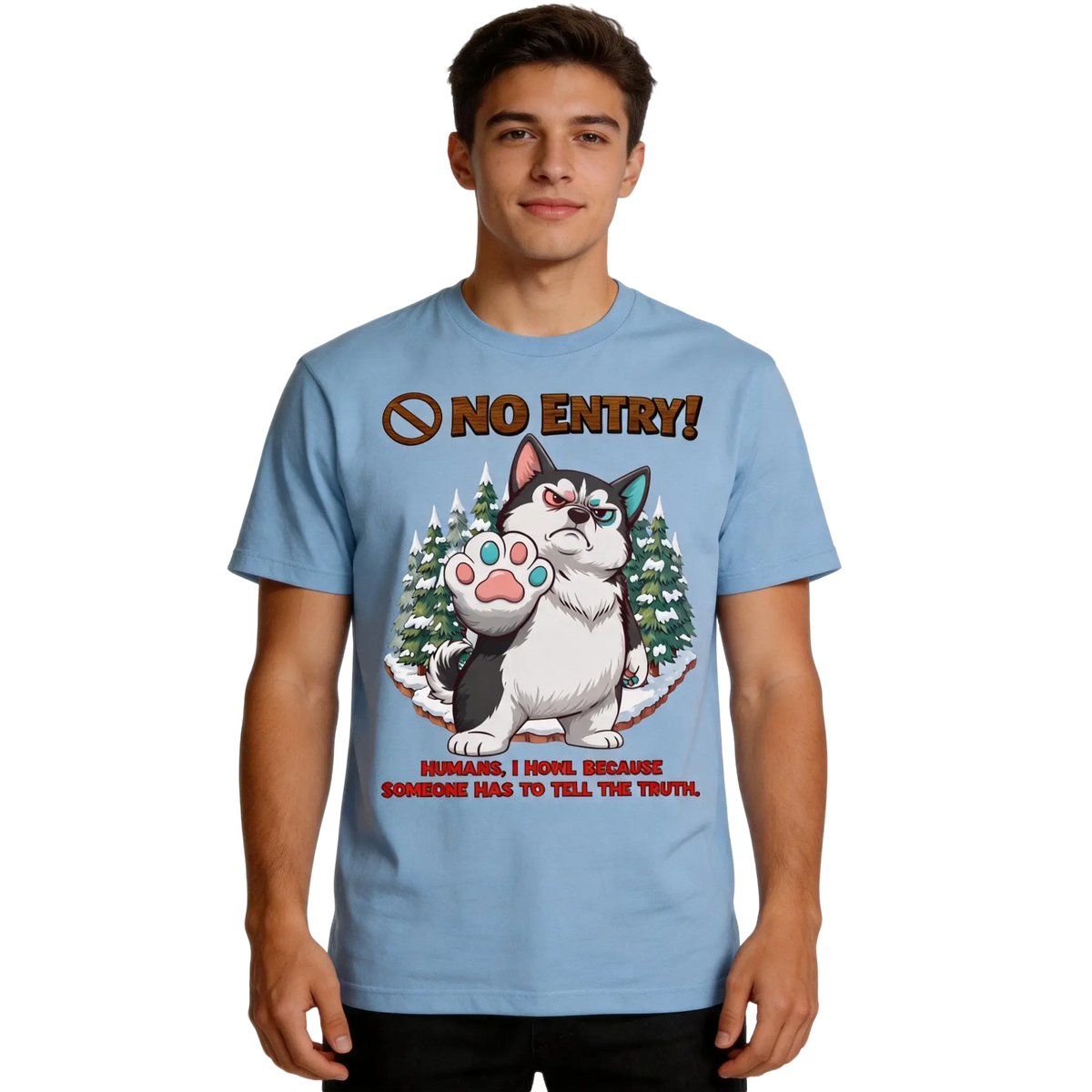 No Entry | Husky Tee | Unisex