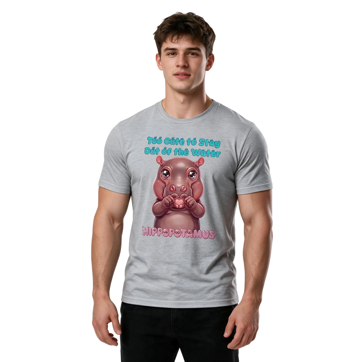 Heart in Pawz | Hippopotamus Tee | Unisex