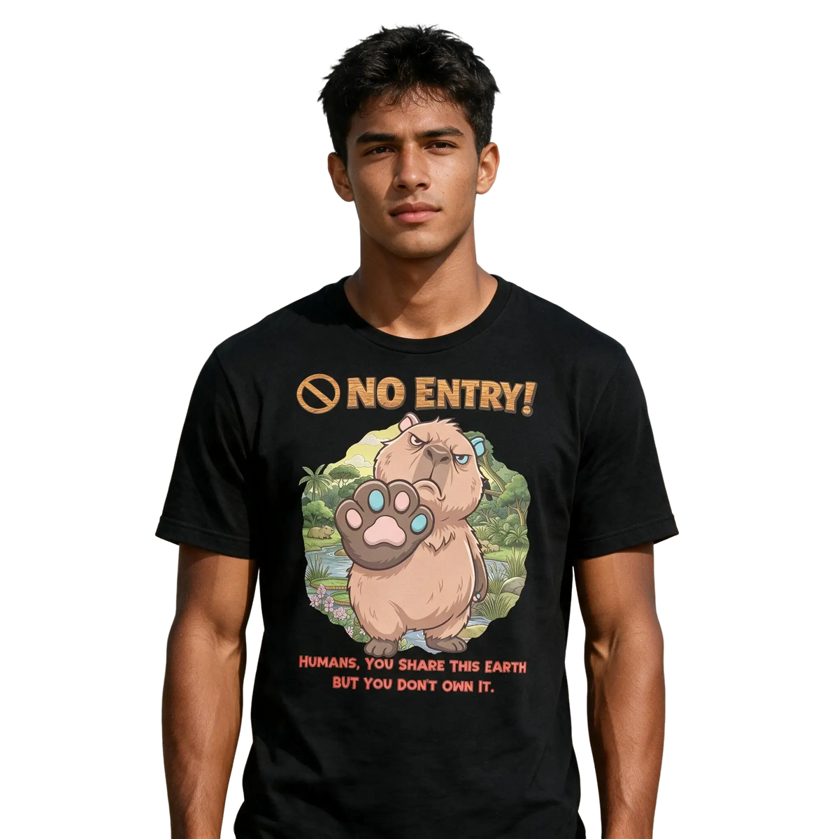No Entry | Capybara Tee | Unisex