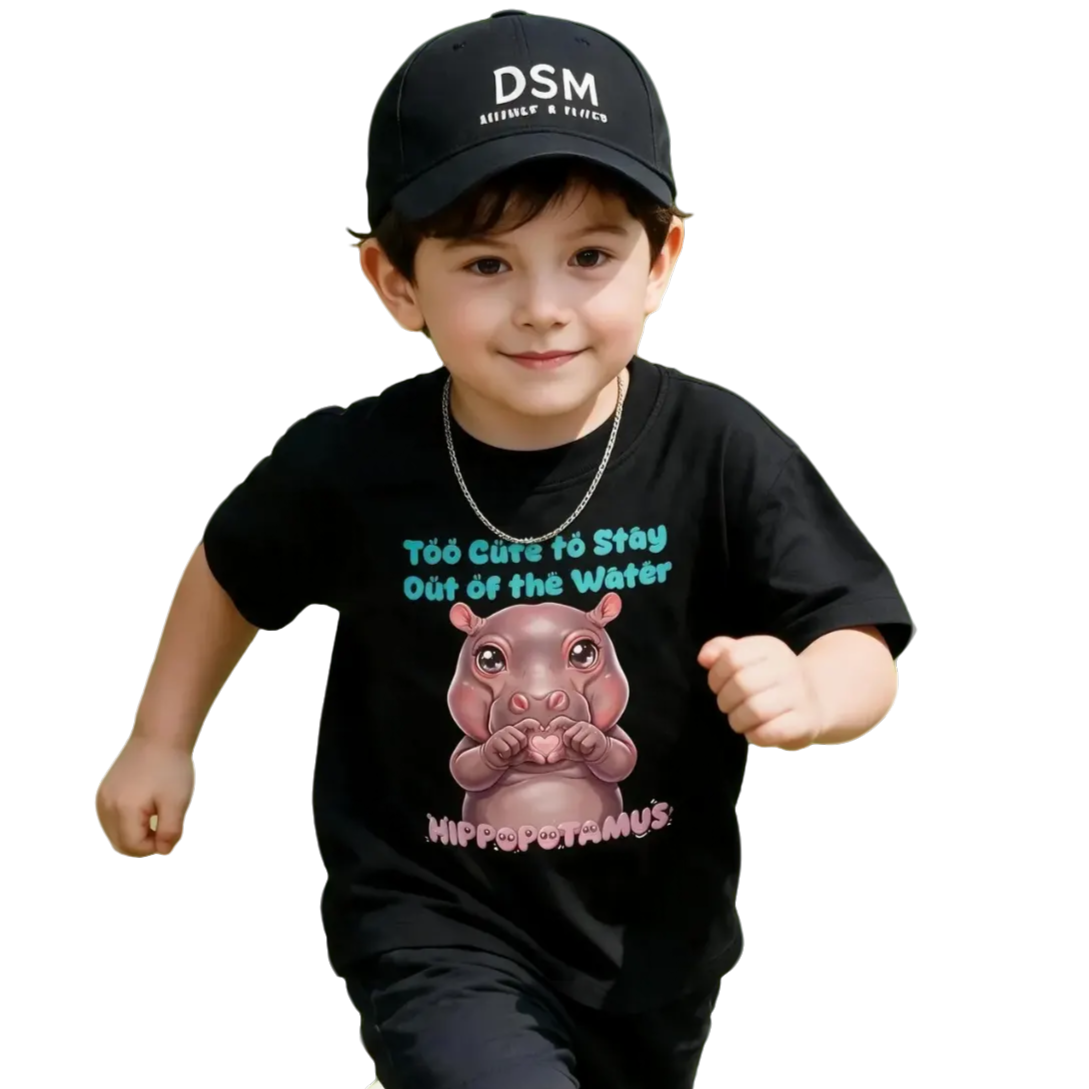 Heart in Pawz | Hippopotamus Tee | Toddlers