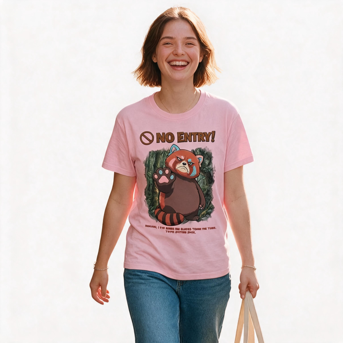 No Entry | Red Panda Tee | Youth