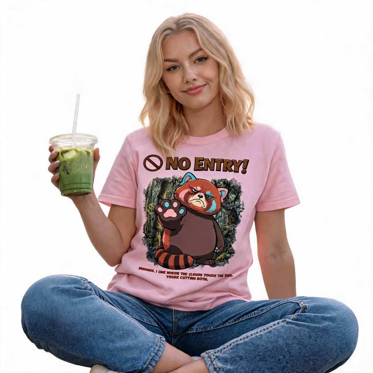 No Entry | Red Panda Tee | Unisex