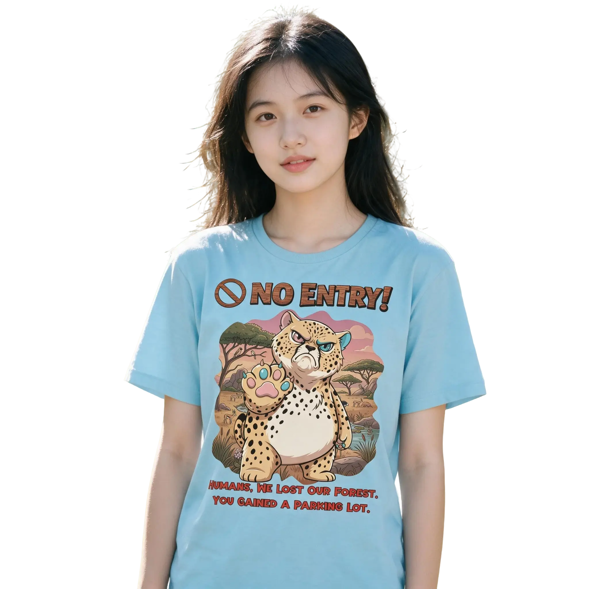 No Entry | Cheetah Tee | Unisex