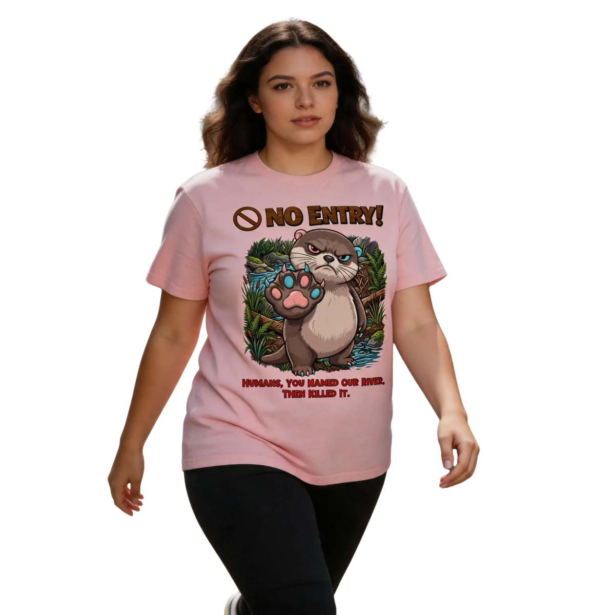 No Entry | Otter Tee | Unisex