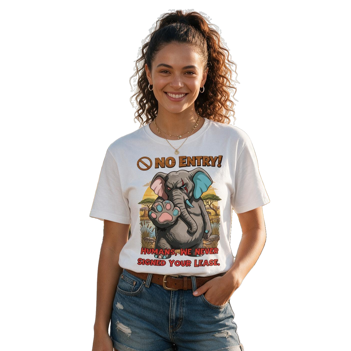 No Entry | Elephant Tee | Unisex