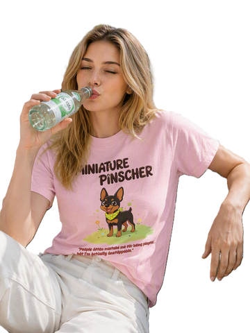 Pawzonalities: Minature Pinscher Graphic T‑Shirt for Uni Pawz
