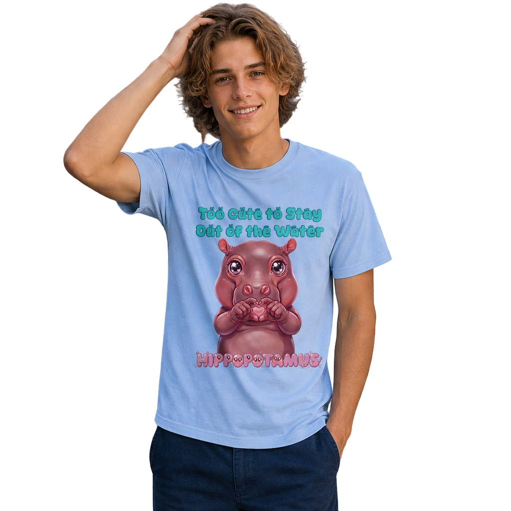 Heart in Pawz | Hippopotamus Tee | Unisex
