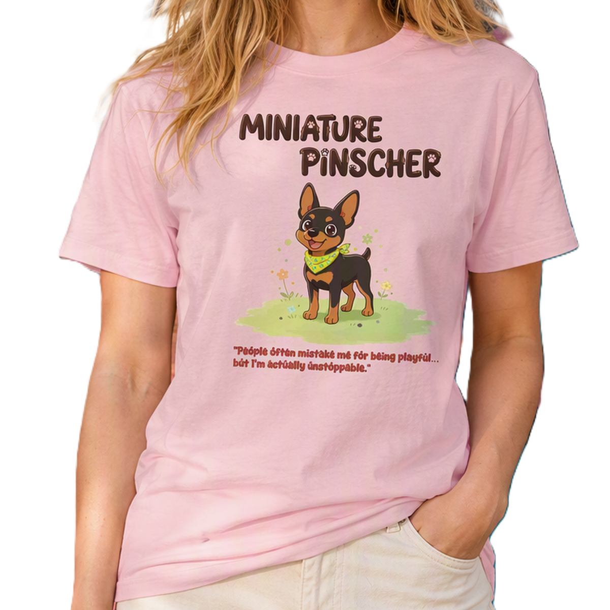 Pawzonalities | Miniature Pinscher Tee | Unisex