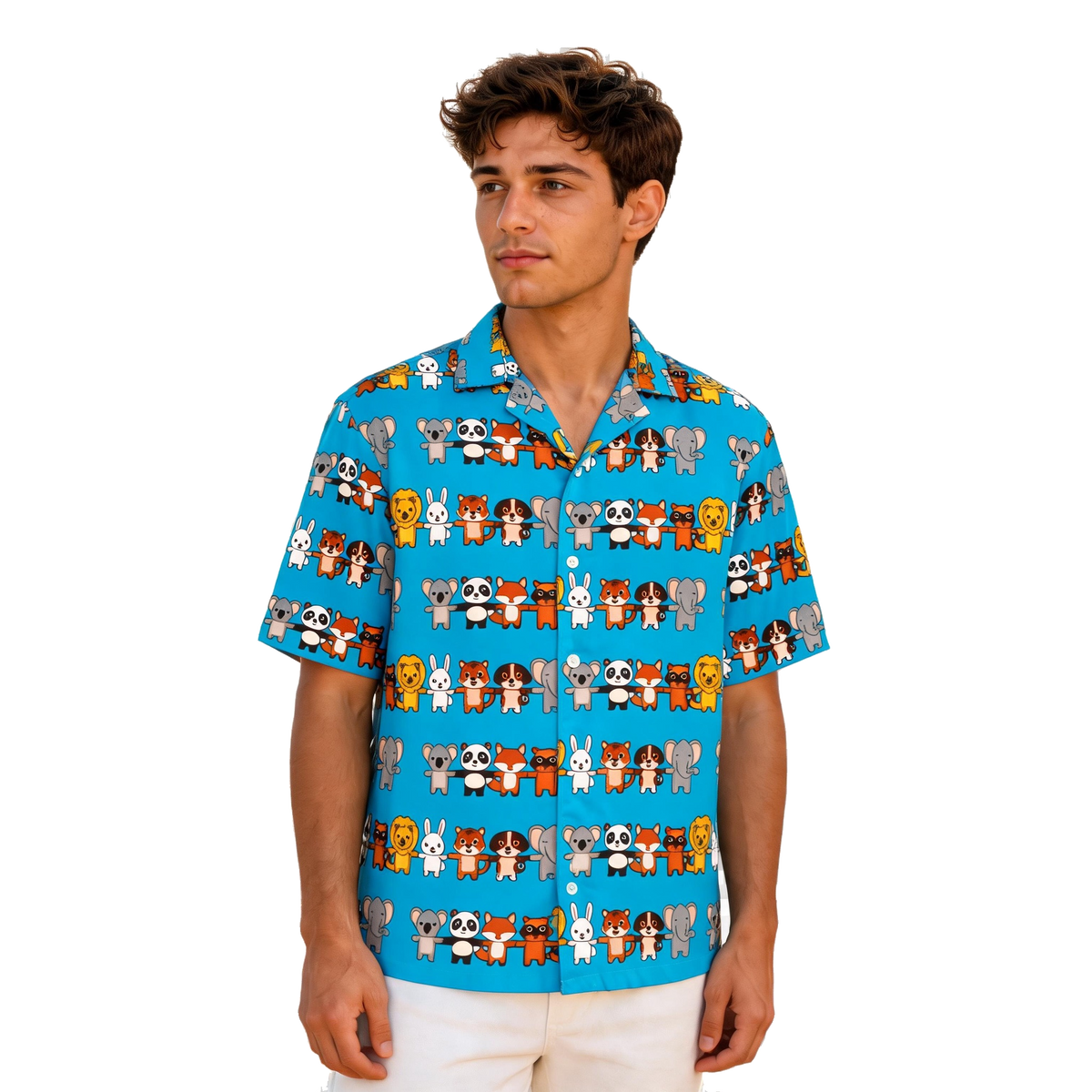 Pawz All Over | Nine in a Row Button-Up Shirt | Unisex