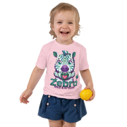 Heart in Pawz: Zebra Graphic T‑Shirt for Little Pawz