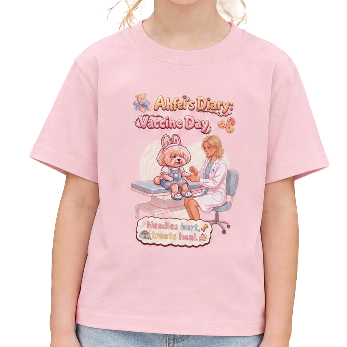 Ahfei's Diary | Vaccine Day Tee | Youth