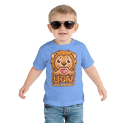 Heart in Pawz: Lion Graphic T‑Shirt for Little Pawz