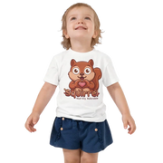 Heart in Pawz: Squirrel Graphic T‑Shirt for Little Pawz