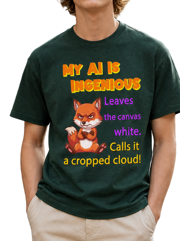 Pawz Wit: My AI Is Ingenious Graphic T‑Shirt for Young Pawz