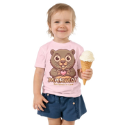 Heart in Pawz: Marmot Graphic T‑Shirt for Little Pawz