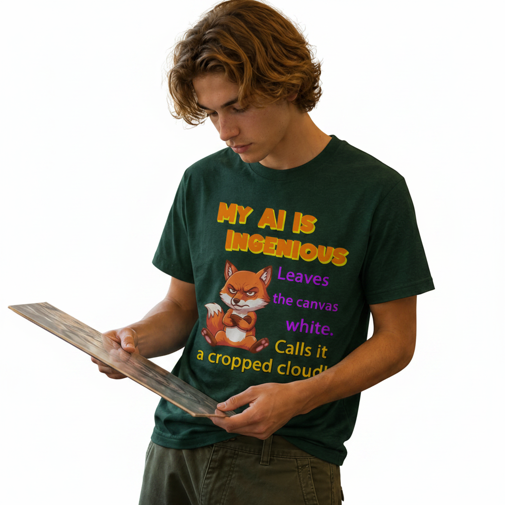 Pawz Wit | My AI Is Ingenious Tee | Youth