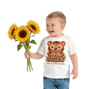 Heart in Pawz: Tiger Graphic T‑Shirt for Little Pawz