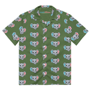 Pawz All Over | Elephant Button-Up Shirt | Unisex