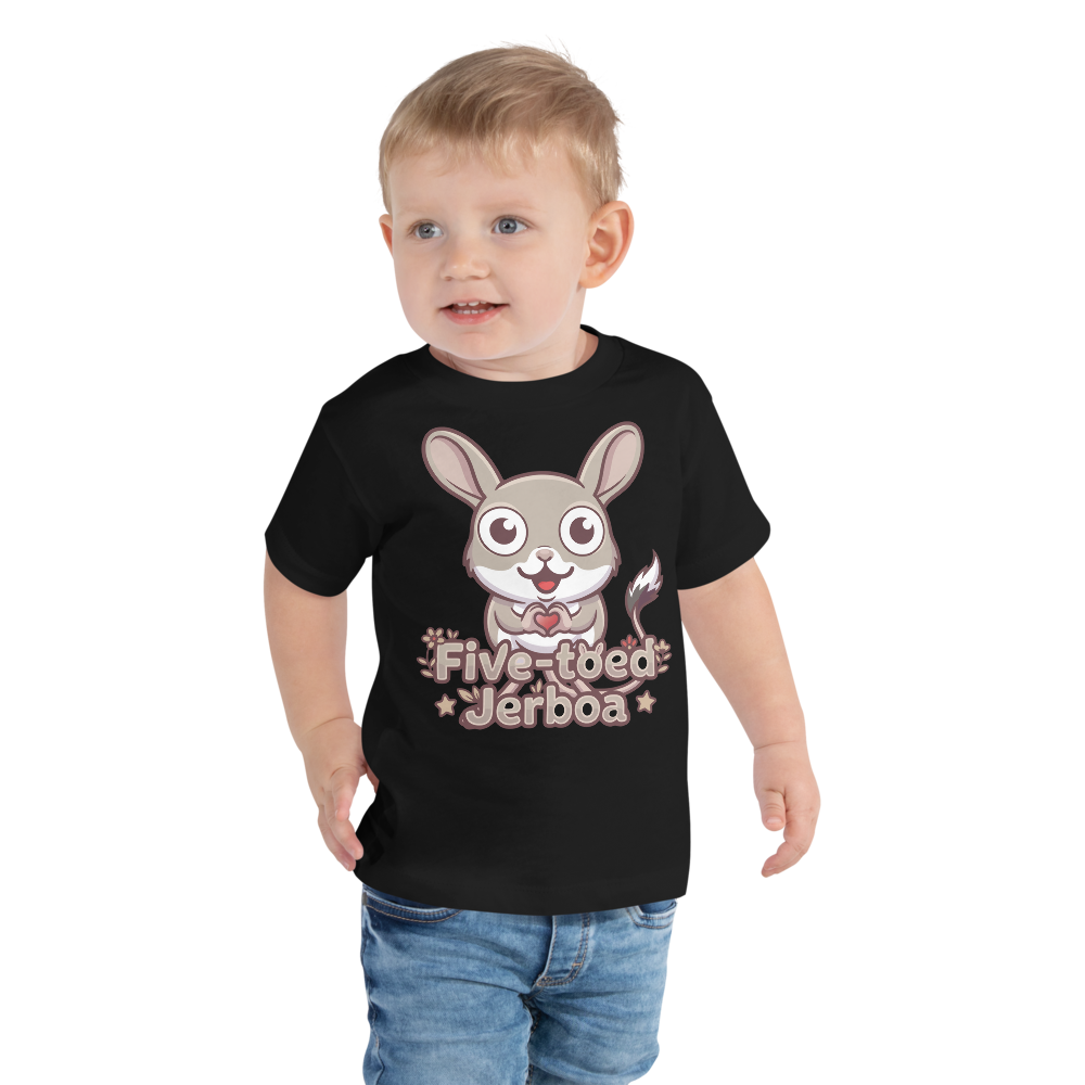Heart in Pawz: Five-toed Jerboa Graphic T‑Shirt for Little Pawz