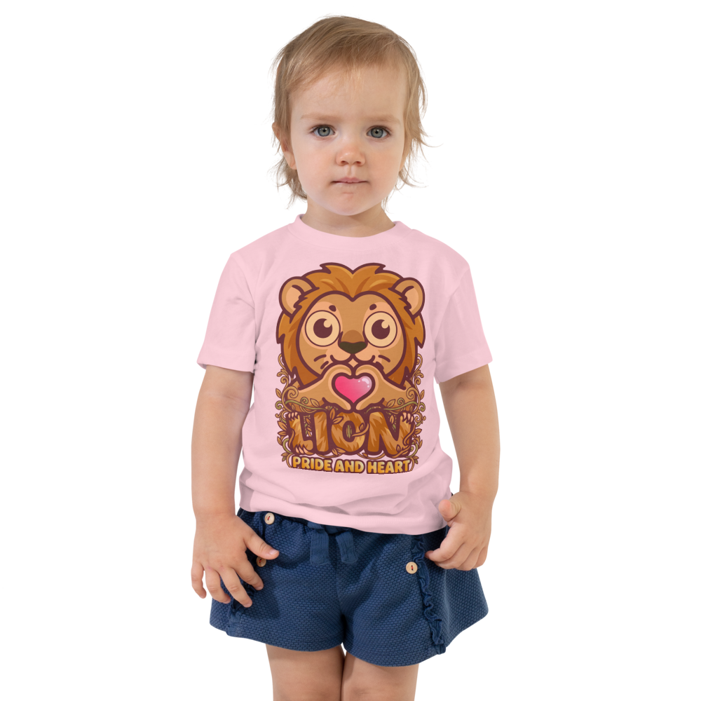 Heart in Pawz: Lion Graphic T‑Shirt for Little Pawz