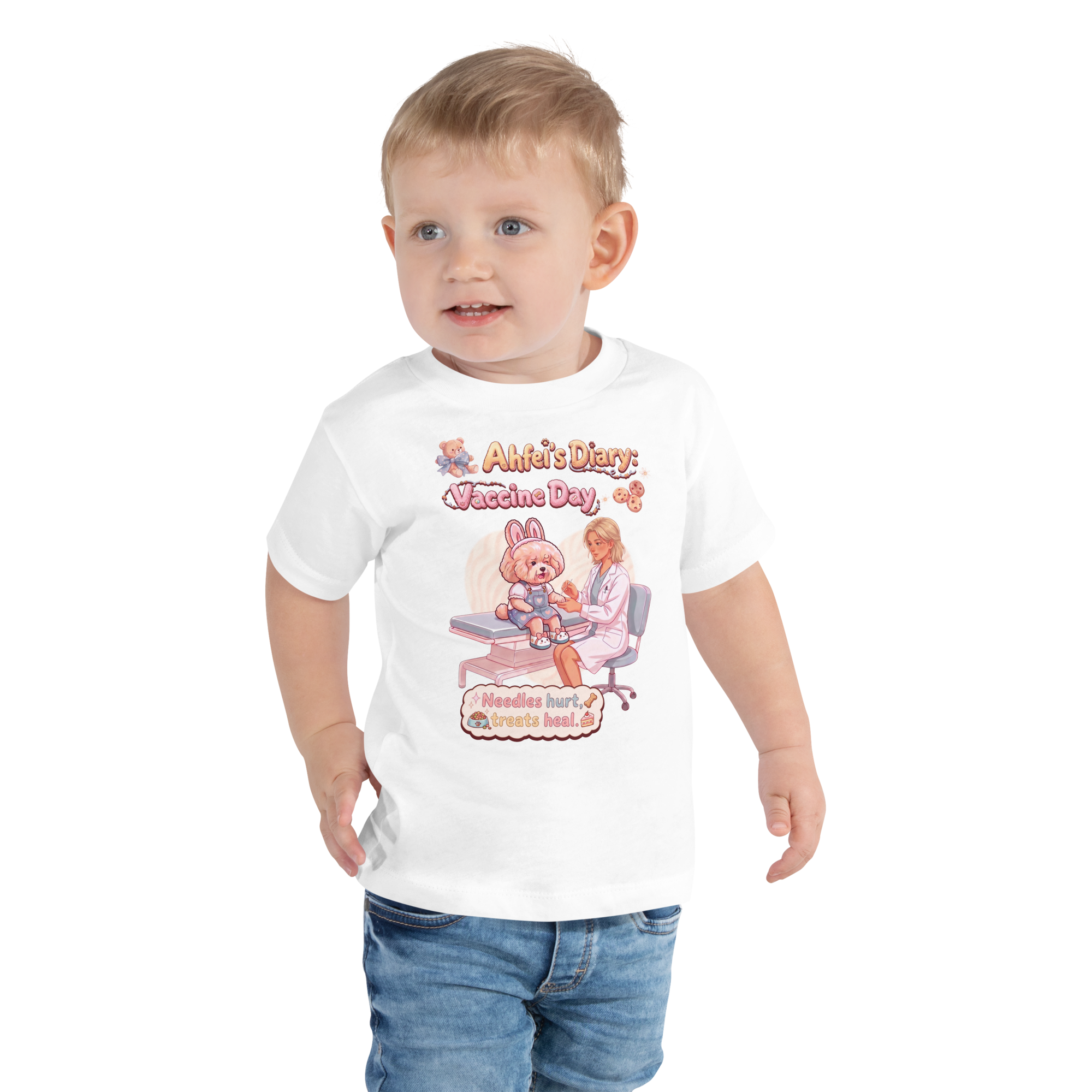 Ahfei's Diary | Vaccine Day Tee | Toddlers