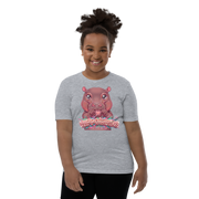 Heart in Pawz: Hippotamus Graphic T‑Shirt for Young Pawz