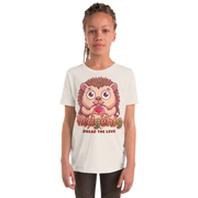 Heart in Pawz: Hedgehog Graphic T‑Shirt for Young Pawz
